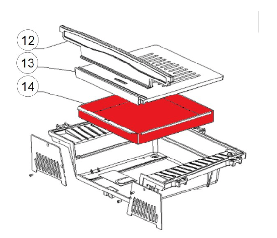 La Nordica Focolare 70 Piano Aschekasten C