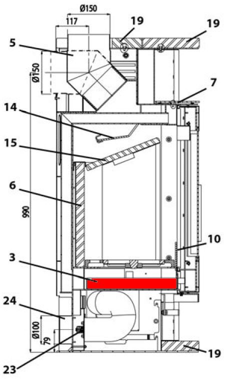 Haas+Sohn RHO 233.17 Aschekasten