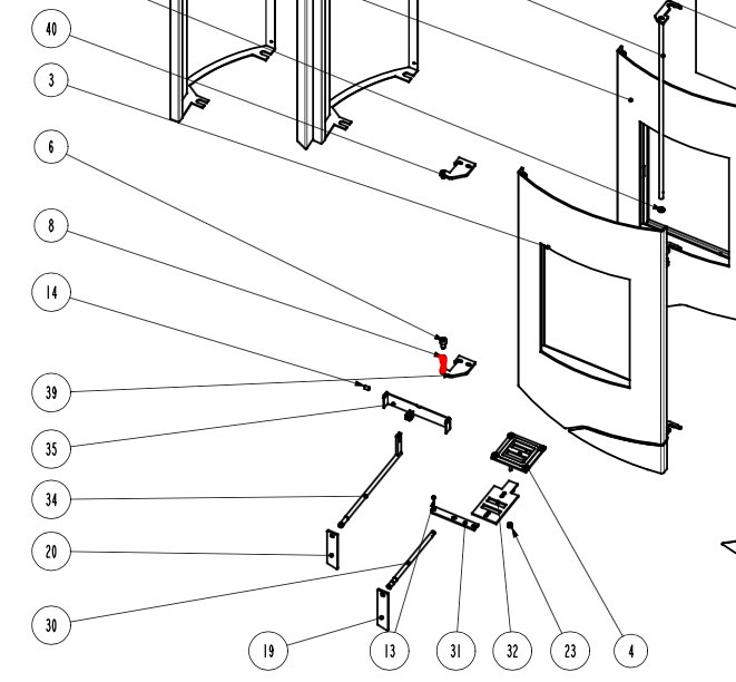 Wamsler N-Line ressort de la porte