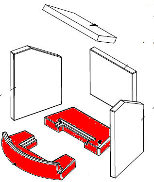 Spartherm Moro Bodenstein Set Brennraumsteine