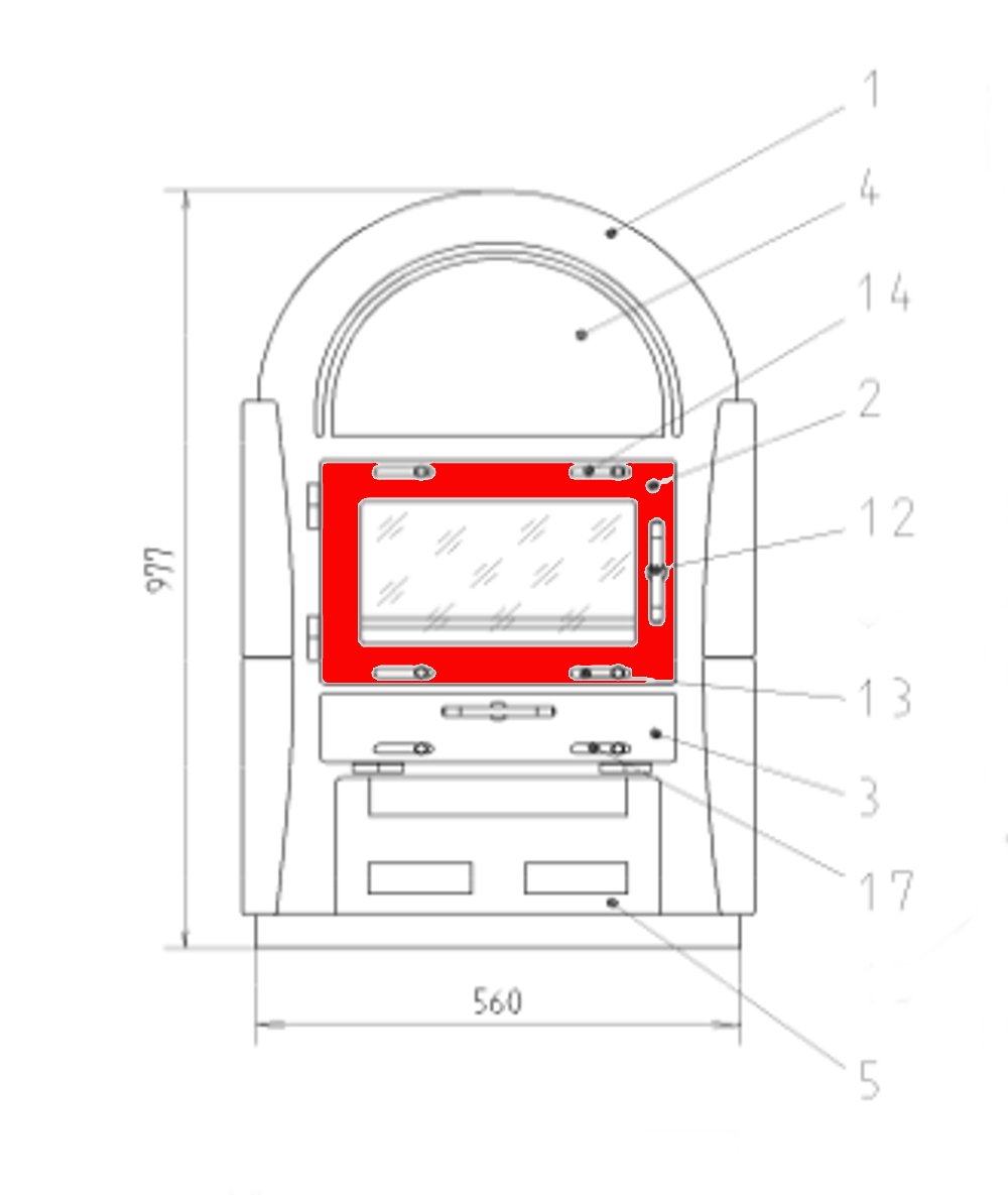 Haas+Sohn Viking 158.15 Feuerraumtür