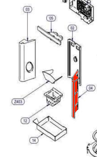 Wamsler PO 90 Seitenstein rechts