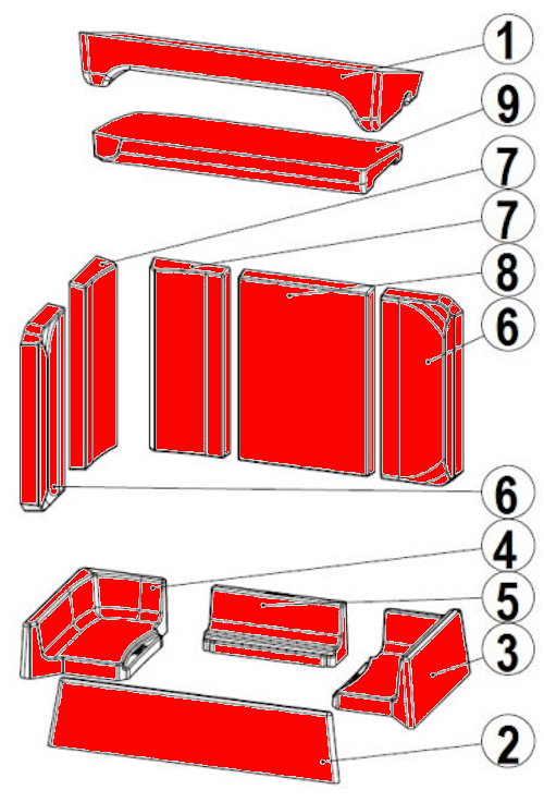 Austroflamm Dexter R Feuerraumauskleidung