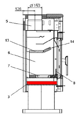 Haas+Sohn Moers 306.15 Aschekasten