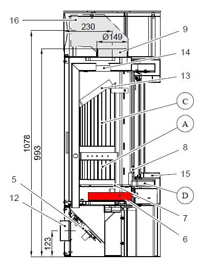 Haas+Sohn Ficus III 287.12 Aschekasten