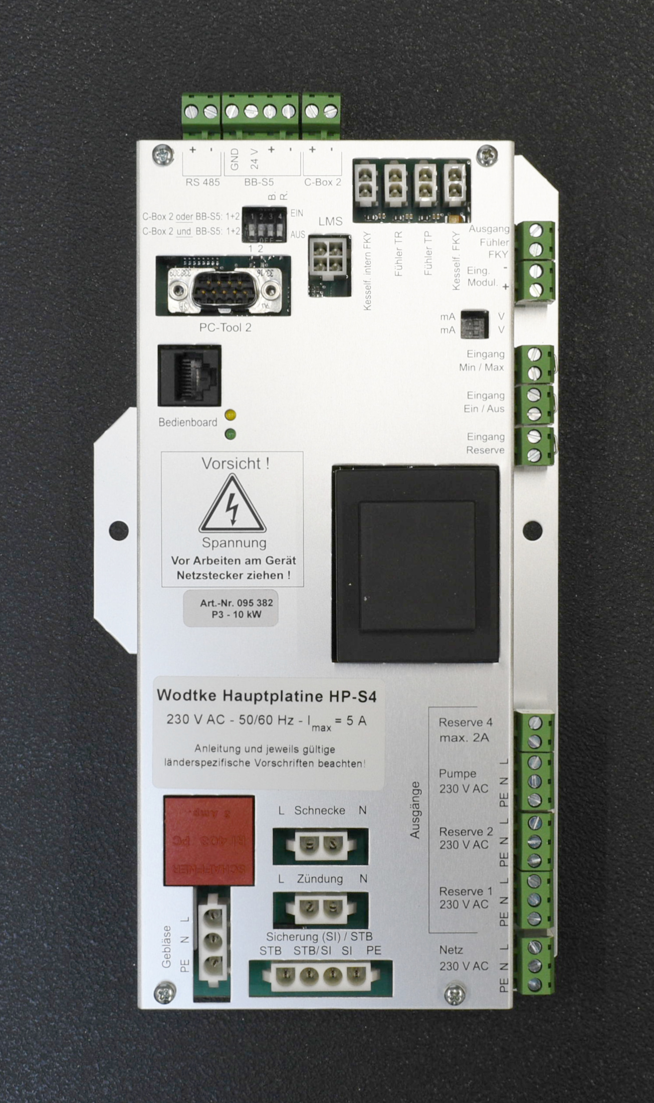 Wodtke PE Nova Einbaugerät water+ Hauptplatine Programm P3