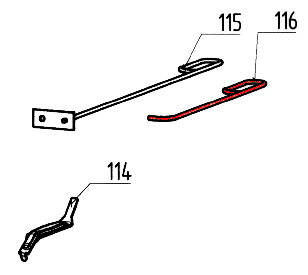 Wamsler W1-40 Schürhaken Stocheisen