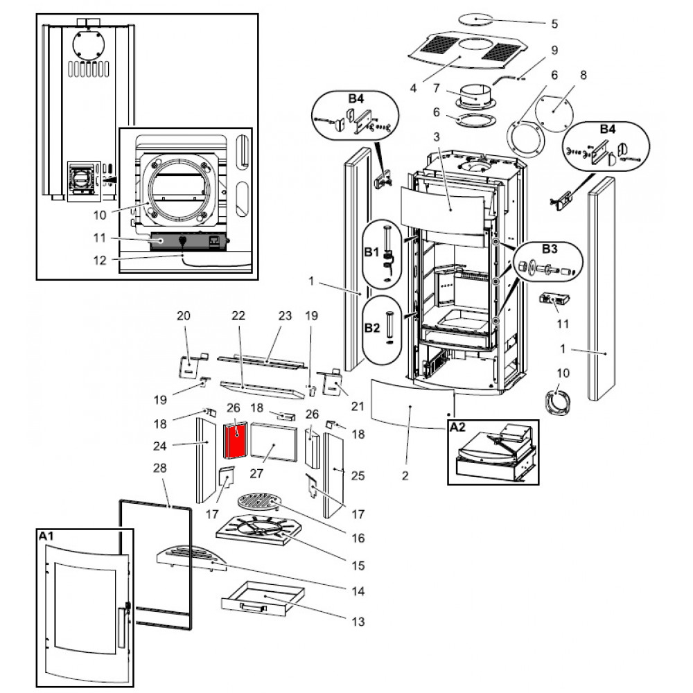 Haas+Sohn I 2100 Seitenstein links hinten