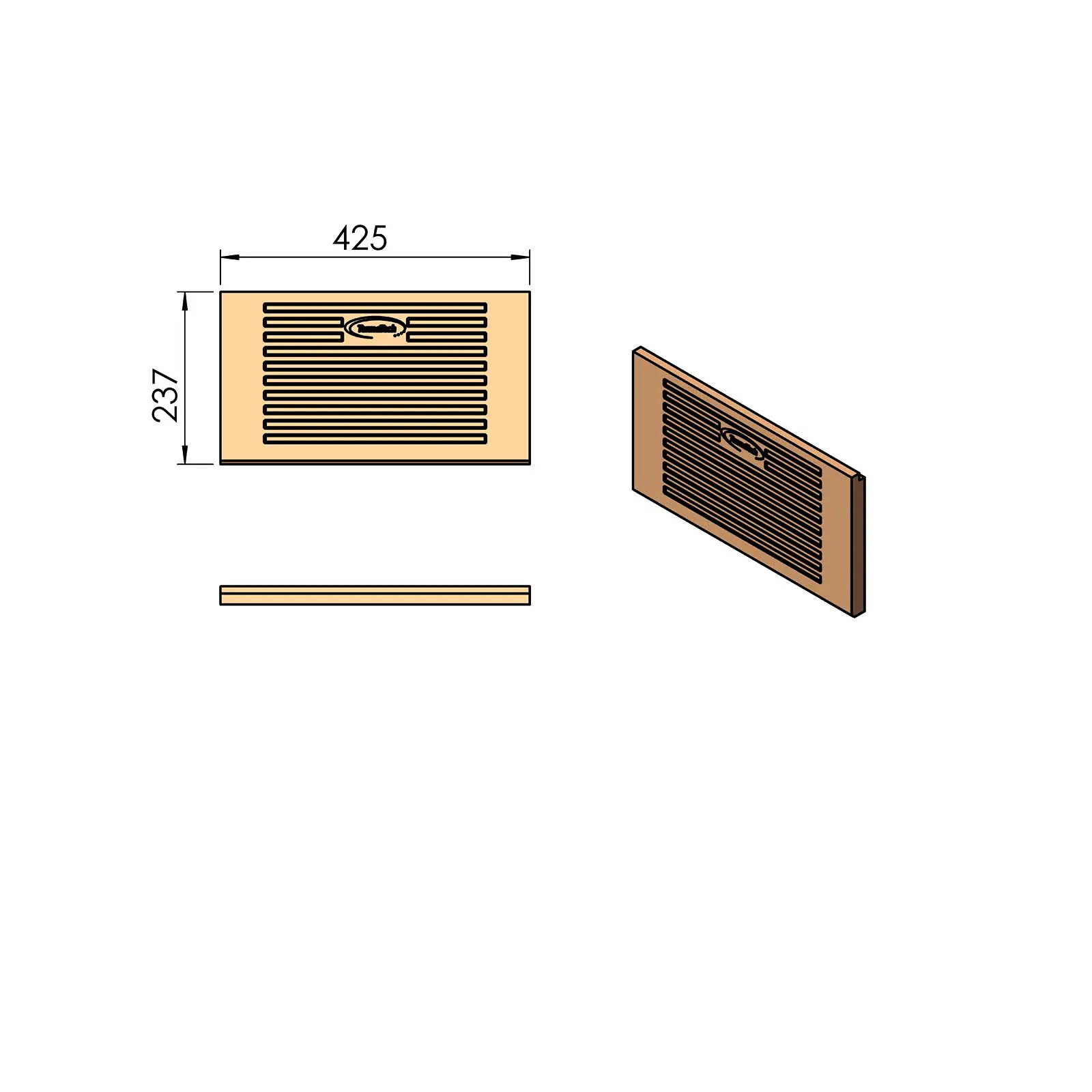 Termatech TT60 Rückwandstein