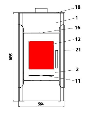 Haas+Sohn Belarius 468.19-WT vitre verre