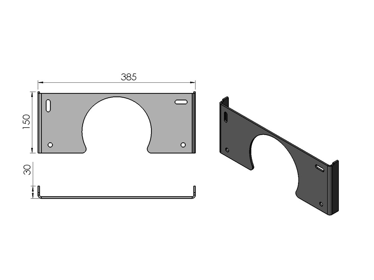 Termatech TT1W Wandhalterung