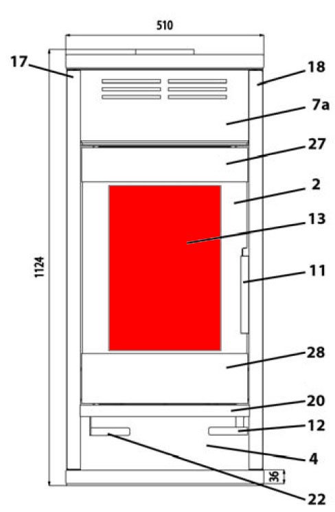 Haas+Sohn Leon 234.17 Sichtscheibe