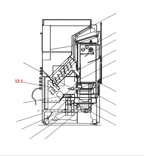 Wodtke CW 21 water+ Schneckenmotor Motor mit Getriebe für die Förderschnecke