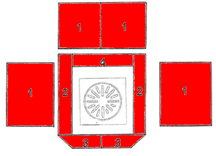 Caminos Kantus Feuerraumauskleidung Brennraumsteine