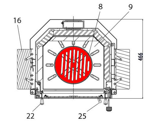 Haas+Sohn Hasvik 231.17 Ascherost Rundrost