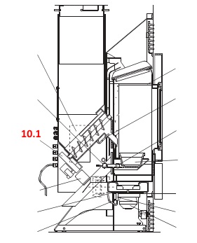 Wodtke PE Einbaugerät water+ Schneckenmotor Motor mit Getriebe für die Förderschnecke