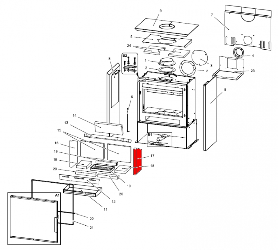 Haas+Sohn Calma easy 347.15 Seitenstein rechts