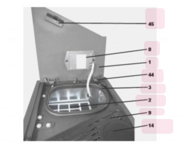 Haas+Sohn Catania RLU 441.08 Tankdeckel Scharnier Drehgelenk 