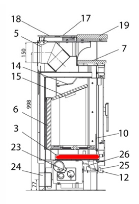 Haas+Sohn Eifel 230.17 Aschekasten