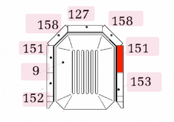 Haas+Sohn Vilnius 263.15 Seitenstein rechts hinten Feuerraumstein