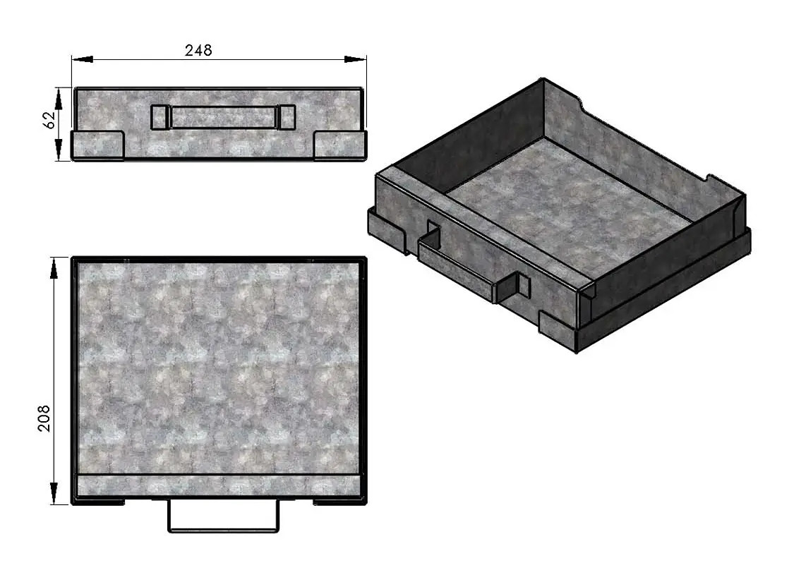 Termatech TT30 Aschekasten