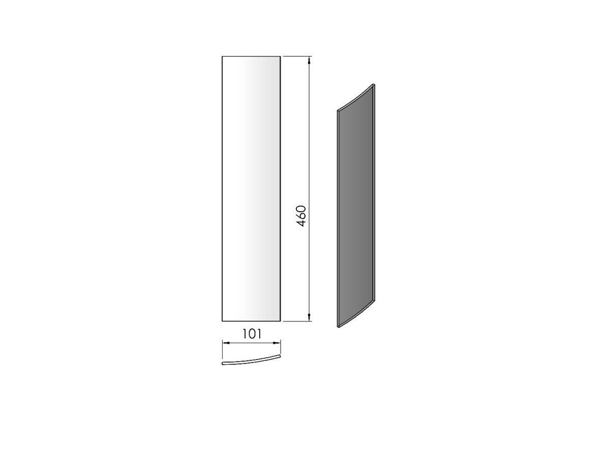 Termatech TT10 Seitenscheibe gebogen