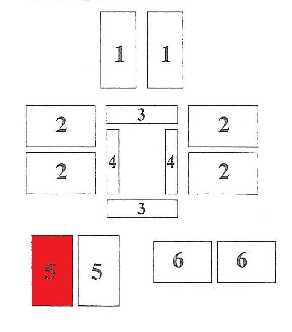 Caminos Rhombus Zugumlenkung rechts Rauchumlenkstein