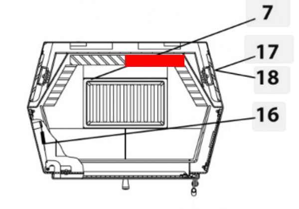 Haas+Sohn Oristano 266.17 Rückwandstein rechts