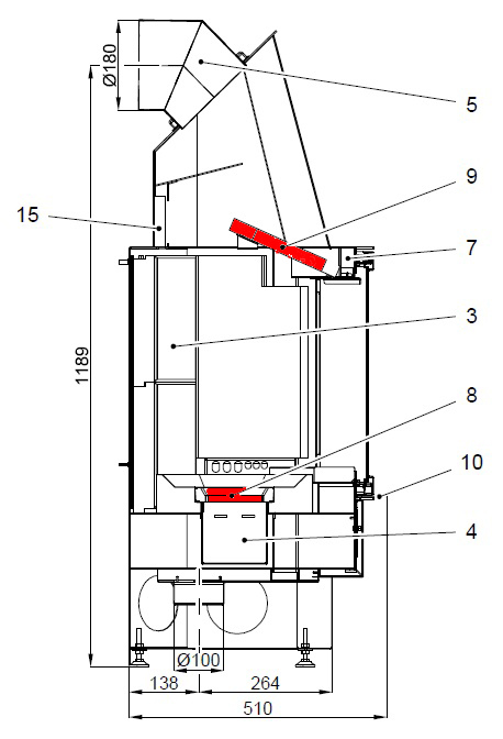 Haas+Sohn Prestige II 181.18 Zugumlenkung Prallplatte