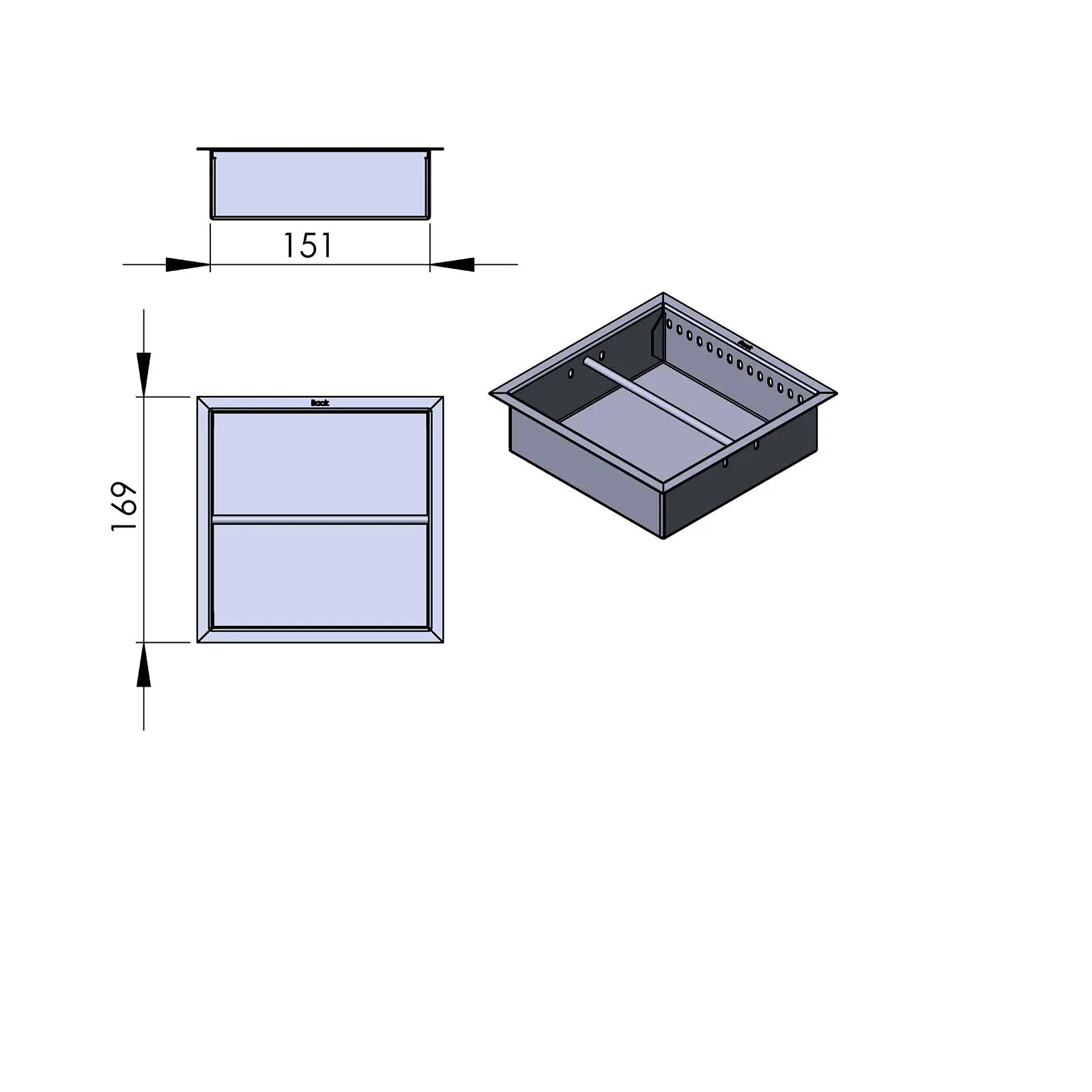 Termatech TT60 Aschekasten