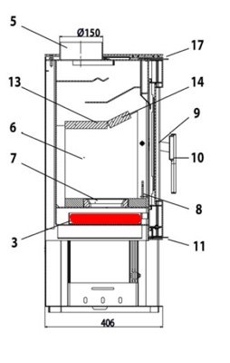 Haas+Sohn Dalen 304.15 Aschekasten