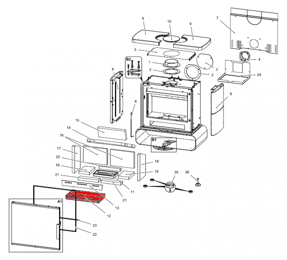 Haas+Sohn Kensington easy 347.15 Aschekasten