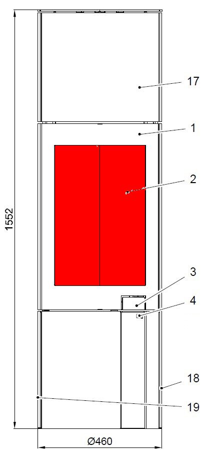 Haas+Sohn Kalius 286.12 Sichtscheibe