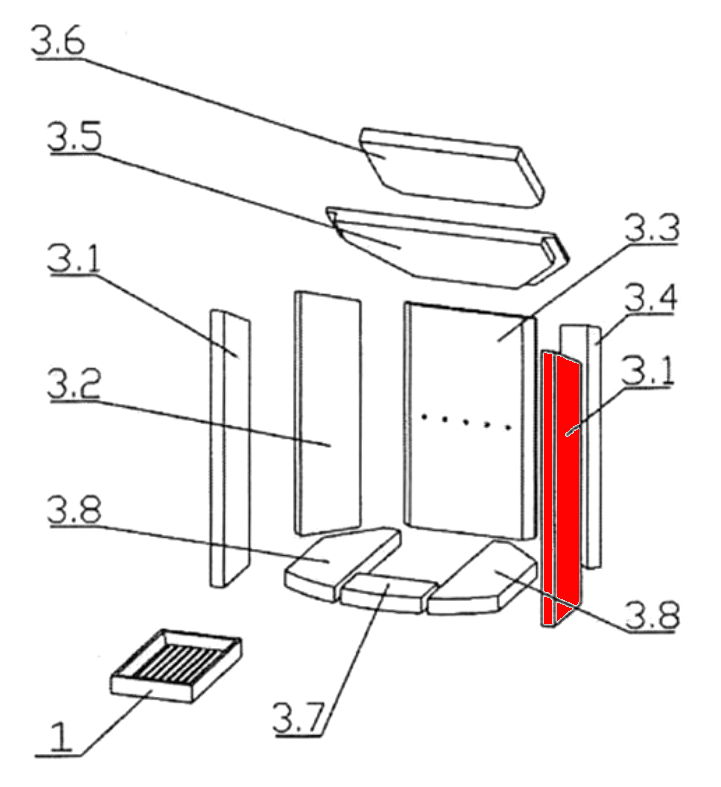 Oranier Typ 4654-6 Seitenstein rechts vorne A 