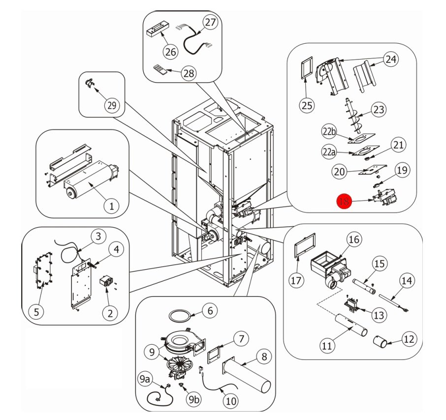 MCZ EGO-Air 1.0 Getriebemotor