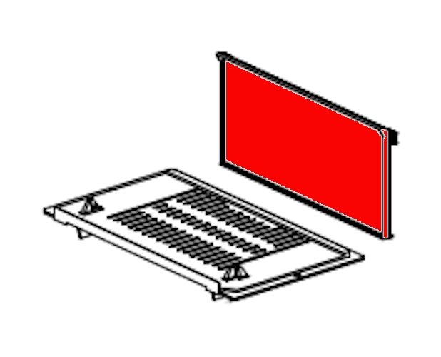 Supra Gauss Rückwandplatte Feuerrost