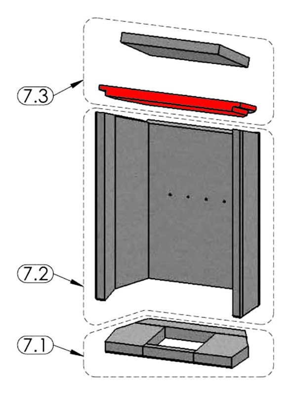 Justus Austin 7 Zugumlenkung unten C Flammenschild 